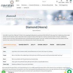 Buy Diamond (Heera)Gemstone Online – Navratan.com