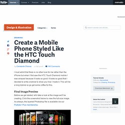 Create a Mobile Phone Styled Like the HTC Touch Diamond