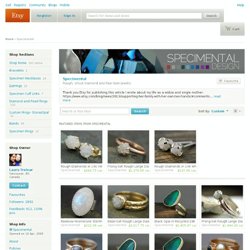 Rough Uncut Diamond and Raw Gem Jewelry by Specimental on Etsy