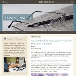How to Buy Diamond Jewelry Online? The Ultimate Guide - Davizi Jewelry : powered by Doodlekit