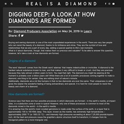 A look at how diamonds are formed