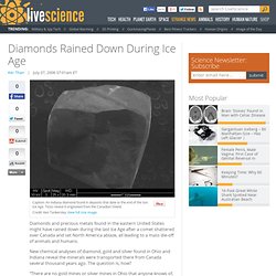 Diamonds Rained Down During Ice Age