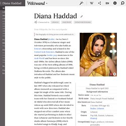 Diana Haddad - wikiwand