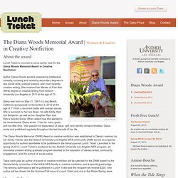 The Diana Woods Memorial Award - Lunch Ticket