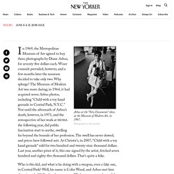 “Diane Arbus: Portrait of a Photographer”