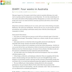 DIARY: Four weeks in Australia