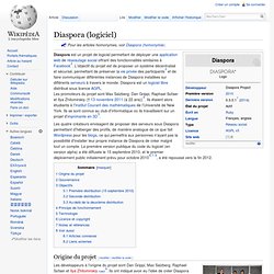 Diaspora (logiciel) - Wikipédia-Mozilla Firefox