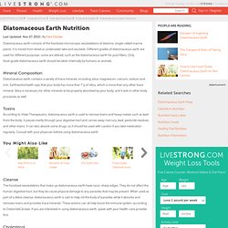 Diatomaceous Earth Nutrition