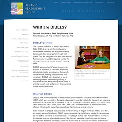 What are DIBELS®?