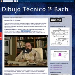 Dibujo Técnico 1º Bach.: MOVIMIENTOS EN EL PLANO