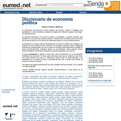 Diccionario de Economía Política – Borísov, Zhamin y Makárova
