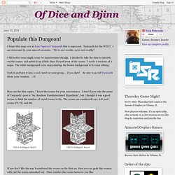 Of Dice and Djinn: Populate this Dungeon!