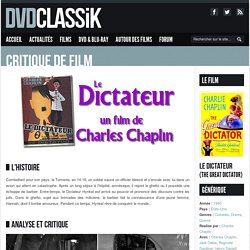 Le Dictateur de Charles Chaplin (1940