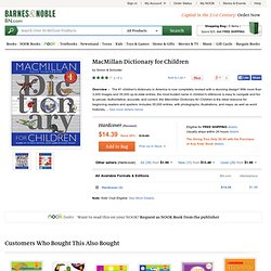 MacMillan Dictionary for Children by Simon & Schuster