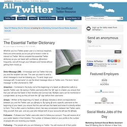 The Essential Twitter Dictionary