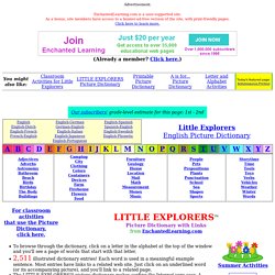 LITTLE EXPLORERS Picture Dictionary by EnchantedLearning