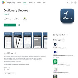 Dictionary Linguee - Apps on Google Play