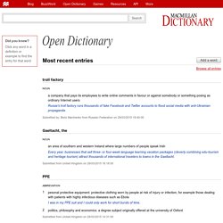 Open Dictionary from Macmillan Dictionary: Free English Dictionary Online with Thesaurus