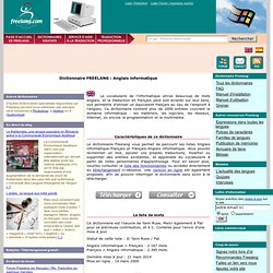 Dictionnaire Anglais informatique-Français et Français-Anglais informatique gratuit