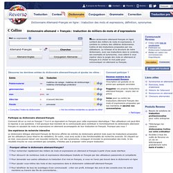 Dictionnaire Allemand Francais