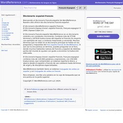 Dictionnaire Français-Espagnol WordReference.com