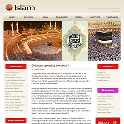 Did Islam Spread By The Sword?