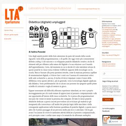 Rivista LTAonline RomaTre - Didattica (digitale) unplugged