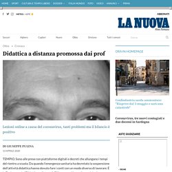 Didattica a distanza promossa dai prof - La Nuova Sardegna Olbia
