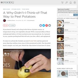 A Why-Didn't-I-Think-of-That Way to Peel Potatoes