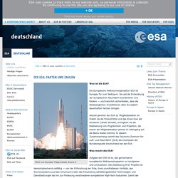 Die ESA: Fakten und Zahlen / Germany