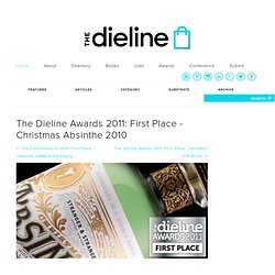 The Dieline Awards 2011: First Place - Christmas Absinthe 2010