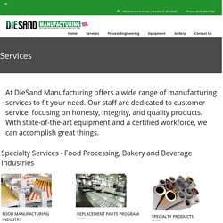 DieSand is a Full Service CNC Shop with Fabrication Services