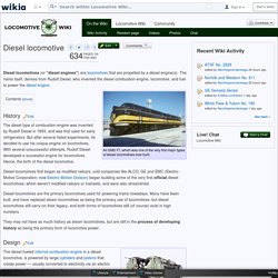 Diesel locomotive - Locomotive Wiki, about all things locomotive! - Wikia