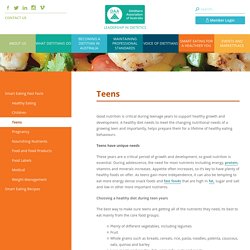 Teens – Dietitians Association of Australia
