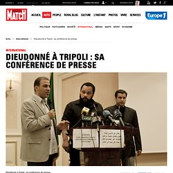 Dieudonné à Tripoli : sa conférence de presse