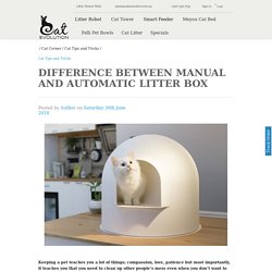 Difference between Manual and Automatic litter box