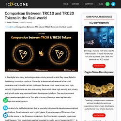 Difference Between TRC10 & TRC20 Tokens