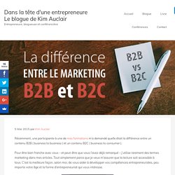 La différence entre le marketing B2B et B2C