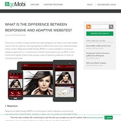 What is the difference between responsive and adaptive websites? - Blog