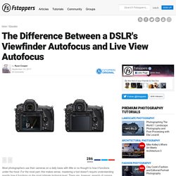 The Difference Between a DSLR's Viewfinder Autofocus and Live View Autofocus