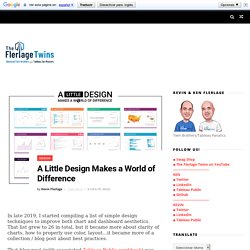 A Little Design Makes a World of Difference - The Flerlage Twins: Analytics, Data Visualization, and Tableau