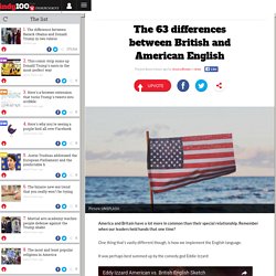 The 63 differences between British and American English