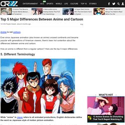 Top 5 Major Differences Between Anime and Cartoon
