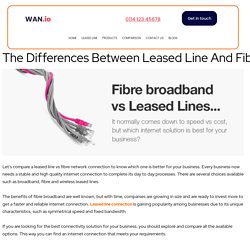 The Differences Between Leased Line And Fibre