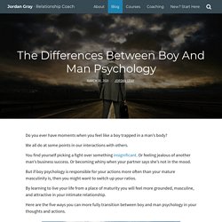 The Differences Between Boy And Man Psychology