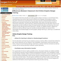 Differences Between Classroom And Online Graphic Design Training - Education