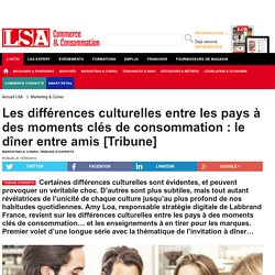 Les différences culturelles entre les pays à...