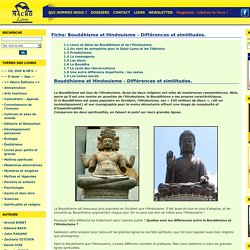Bouddhisme et Hindouisme - Différences et similitudes.