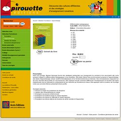 La différenciation pédagogique - Chenelière Education - Pirouette Editions