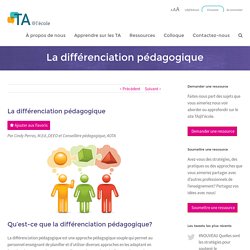 TA@l’école - La différenciation pédagogique